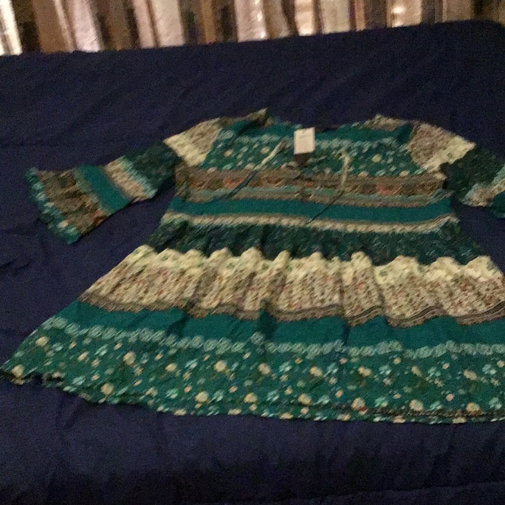 Western rustic mid cut dress